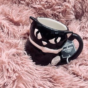 ✨NEW🐈⬛Cobwebs and Cauldrons Halloween Black Cat with Light Pink Bow🎀